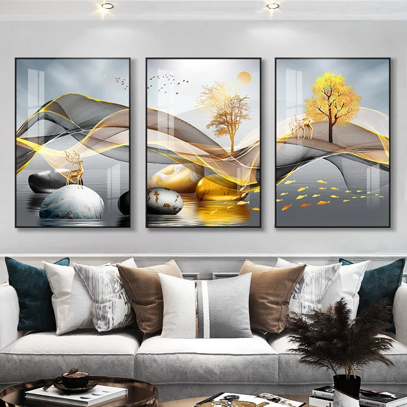 Quadros de luxo abstratas