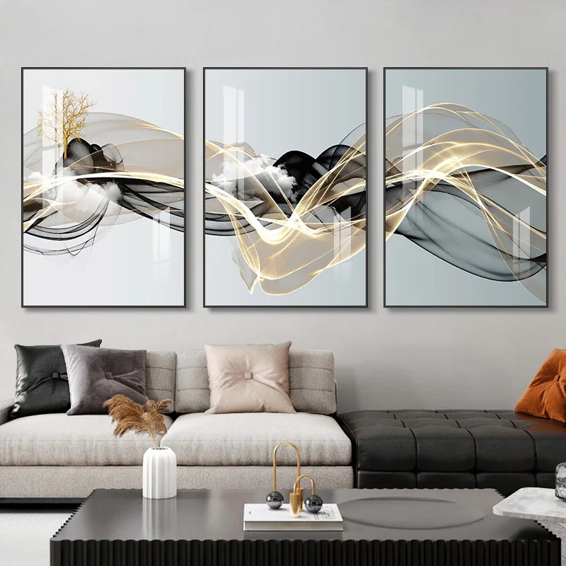 Quadros de luxo abstratas